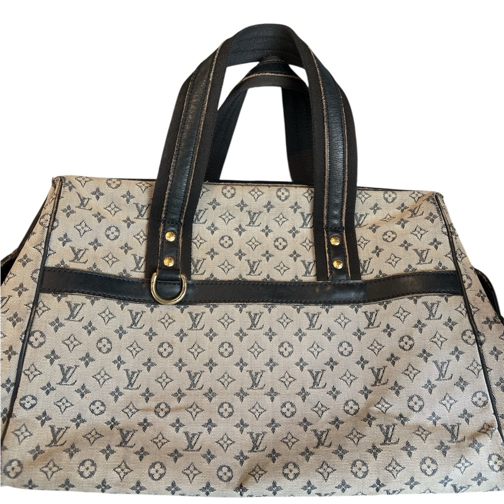 Louis Vuitton Mini Lin Monogram Tote Bag With COA